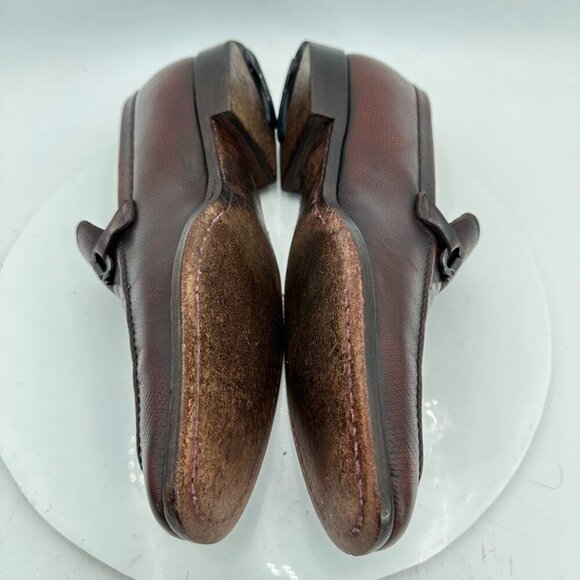 Salvatore Ferragamo Men Size 8.5 D Brown Leather Horsebit Loafer Dress Shoes - Picture 10 of 13
